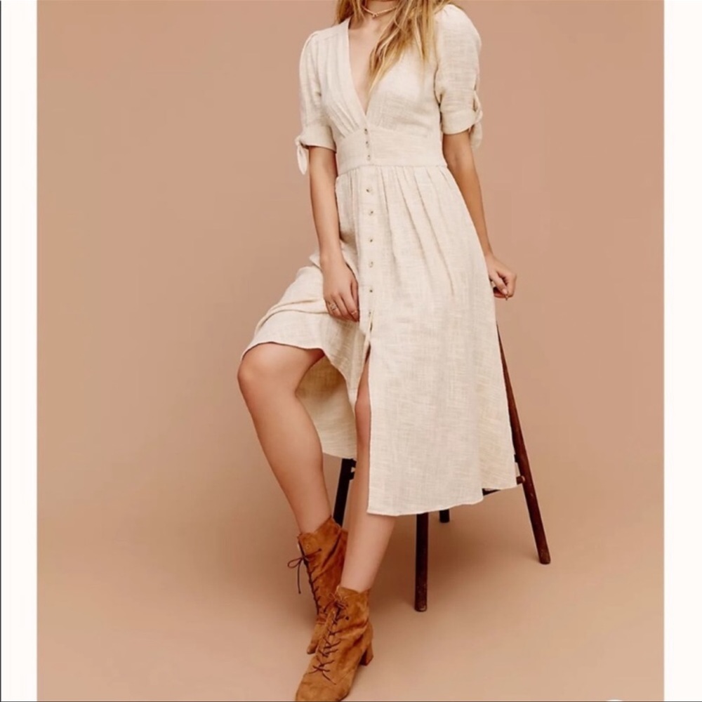 Free People Love Of My Life Midi Dress Size: M